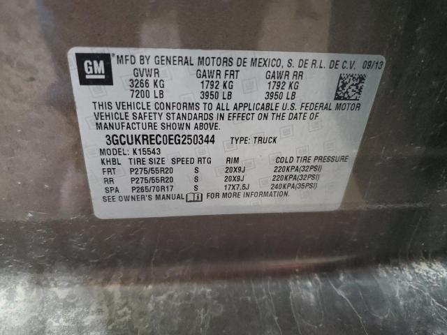 2014 CHEVROLET SILVERADO #3304527453