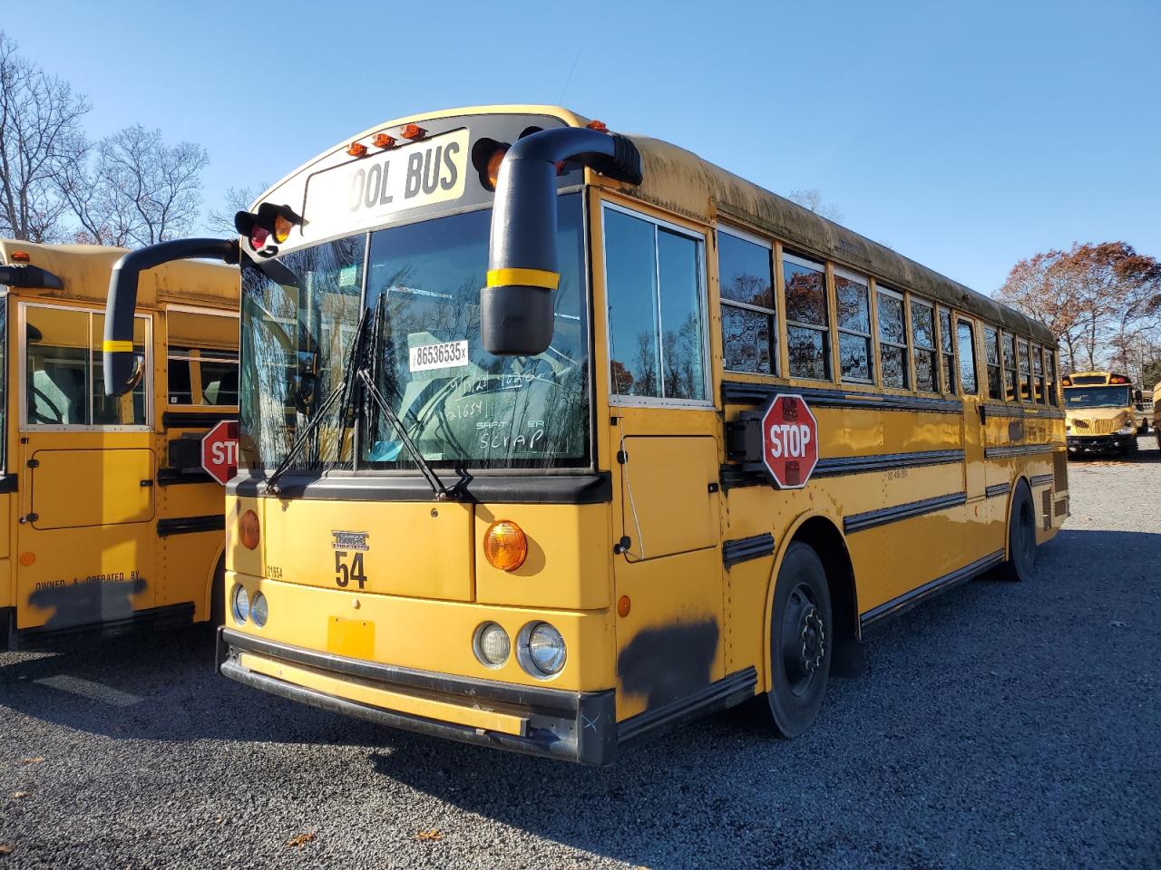 Lot #3293409071 2012 THOMAS SAF-T-LINER HDX