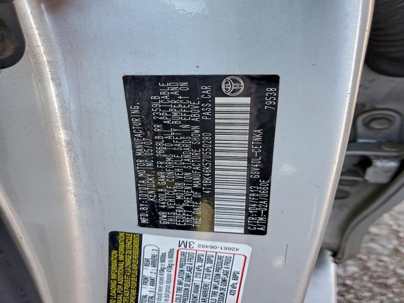 2007 TOYOTA CAMRY LE #3303001606