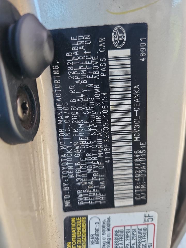 Lot #3301702645 2005 TOYOTA CAMRY