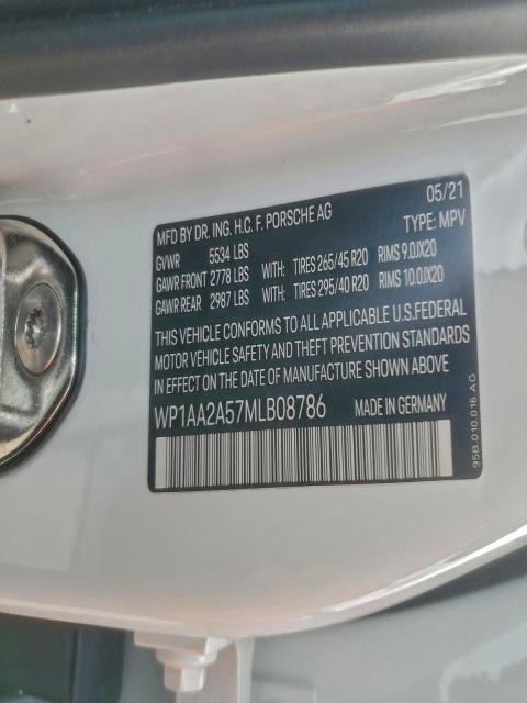 2021 PORSCHE MACAN #3303919716