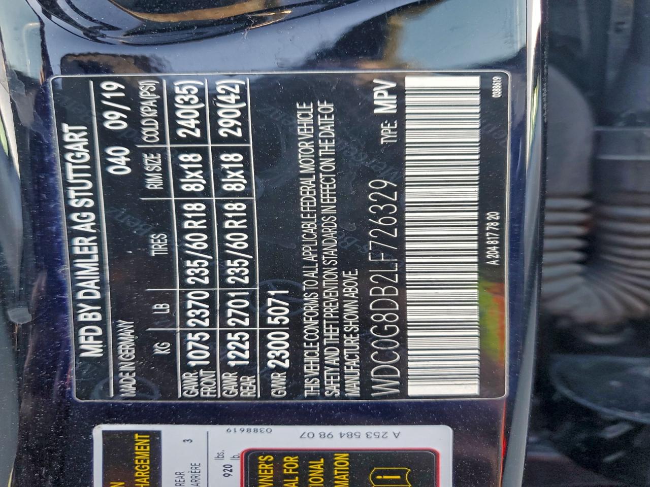 MERCEDES-BENZ GLC-CLASS 300