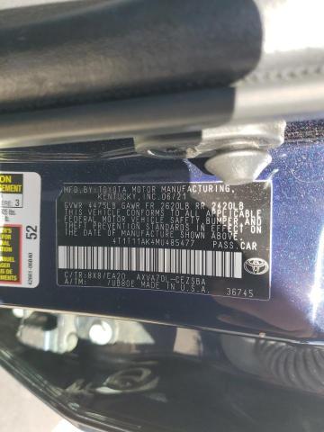 2021 TOYOTA CAMRY SE #3292351285