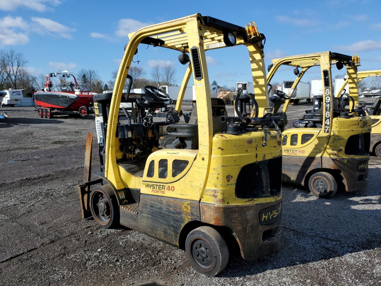 Lot #3278618984 2007 HYSTER FORKLIFT