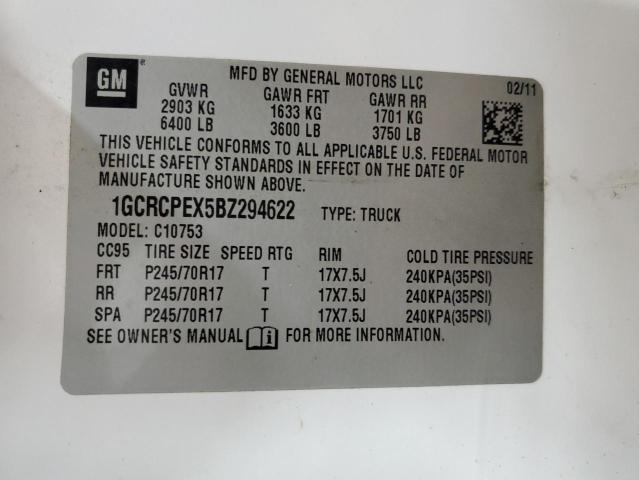 2011 CHEVROLET SILVERADO #3284708993