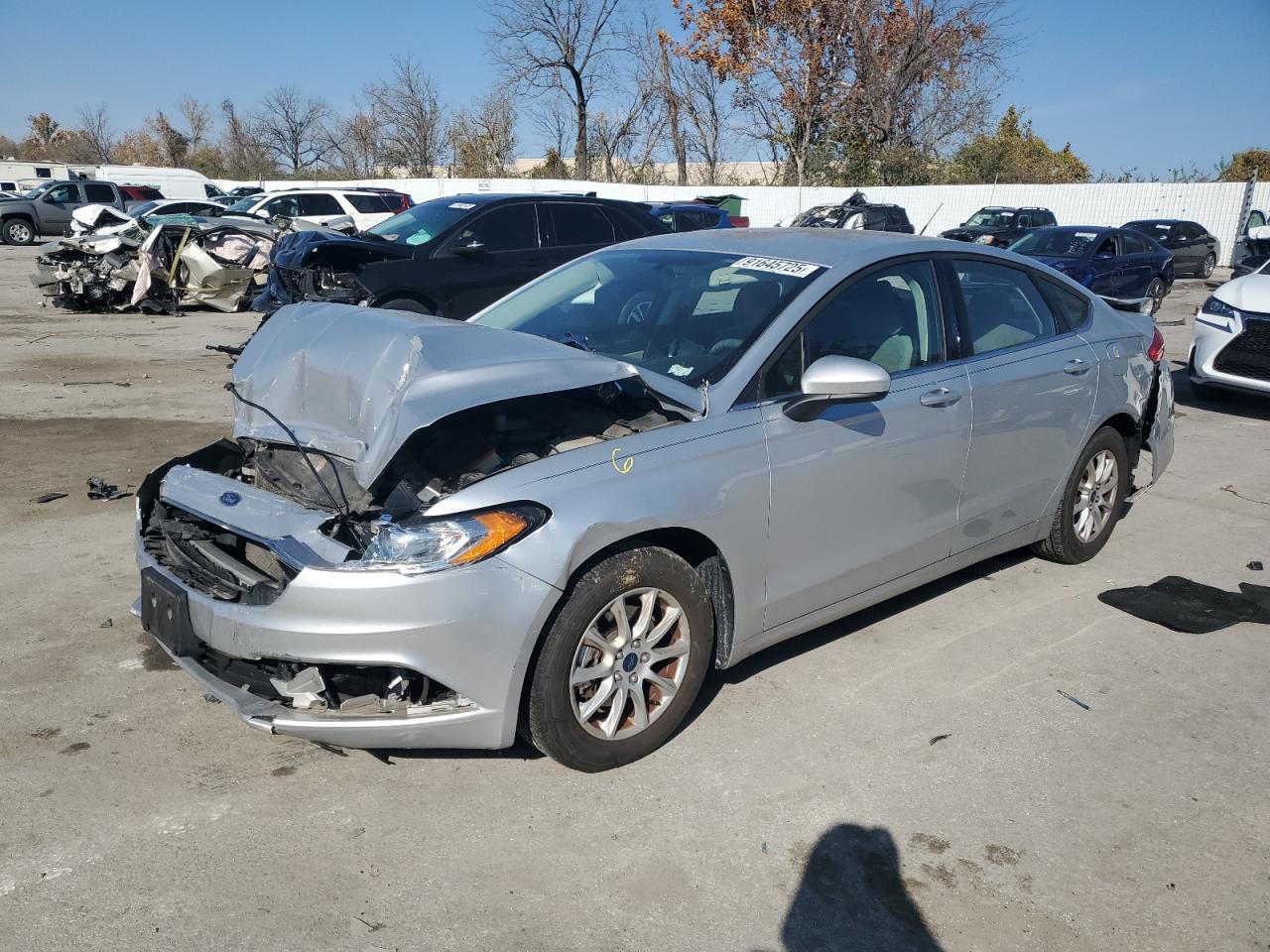 Lot #3287761104 2017 FORD FUSION S