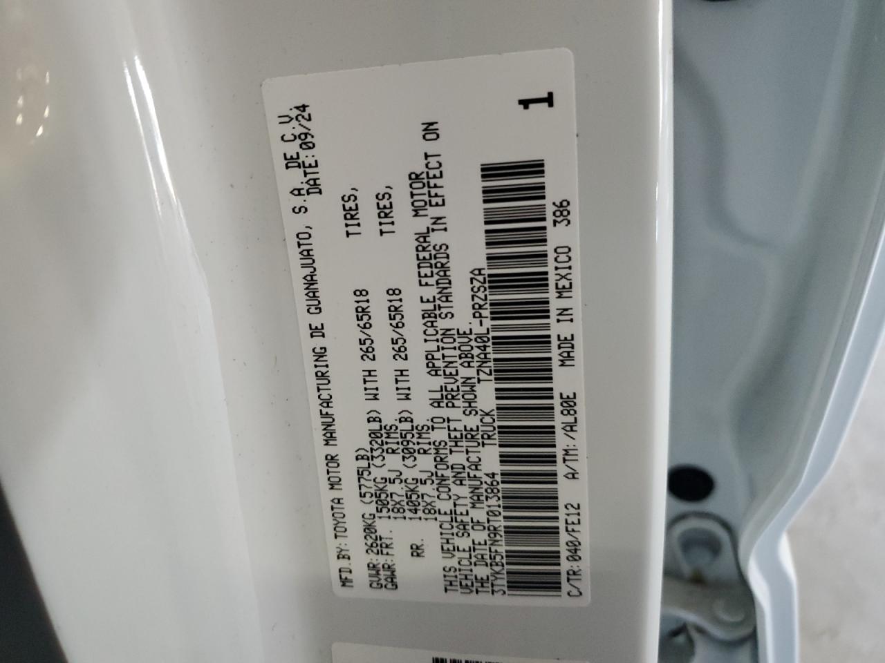 TOYOTA TACOMA DOUBLE CAB