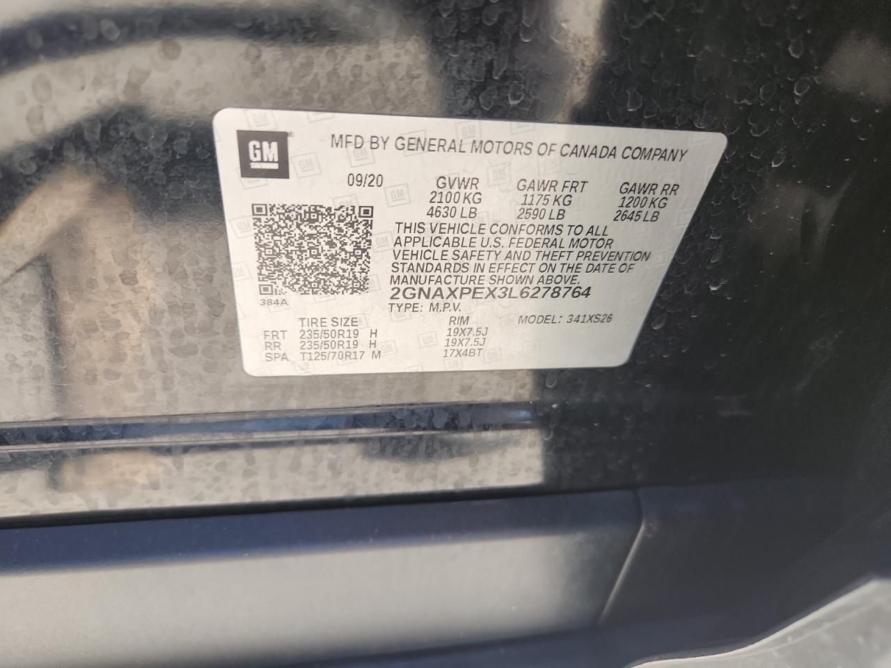 CHEVROLET EQUINOX PREMIER