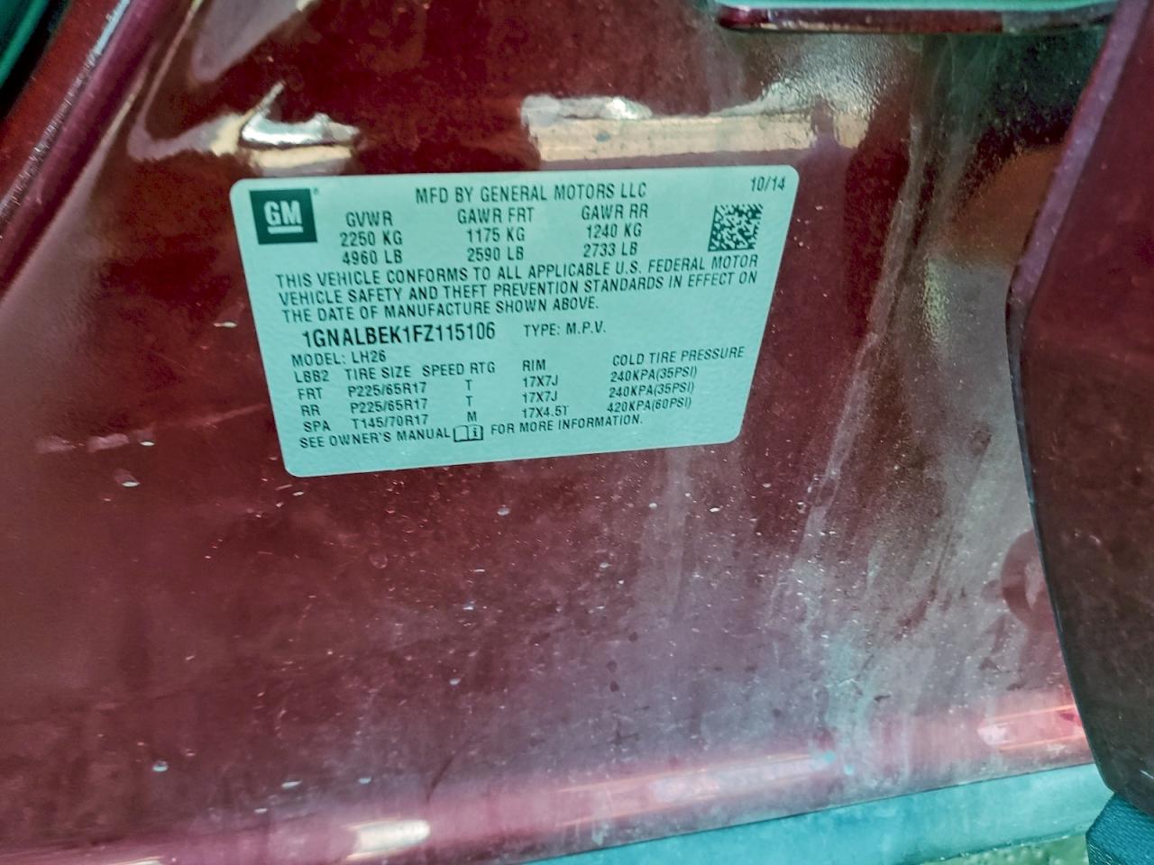 CHEVROLET EQUINOX LT