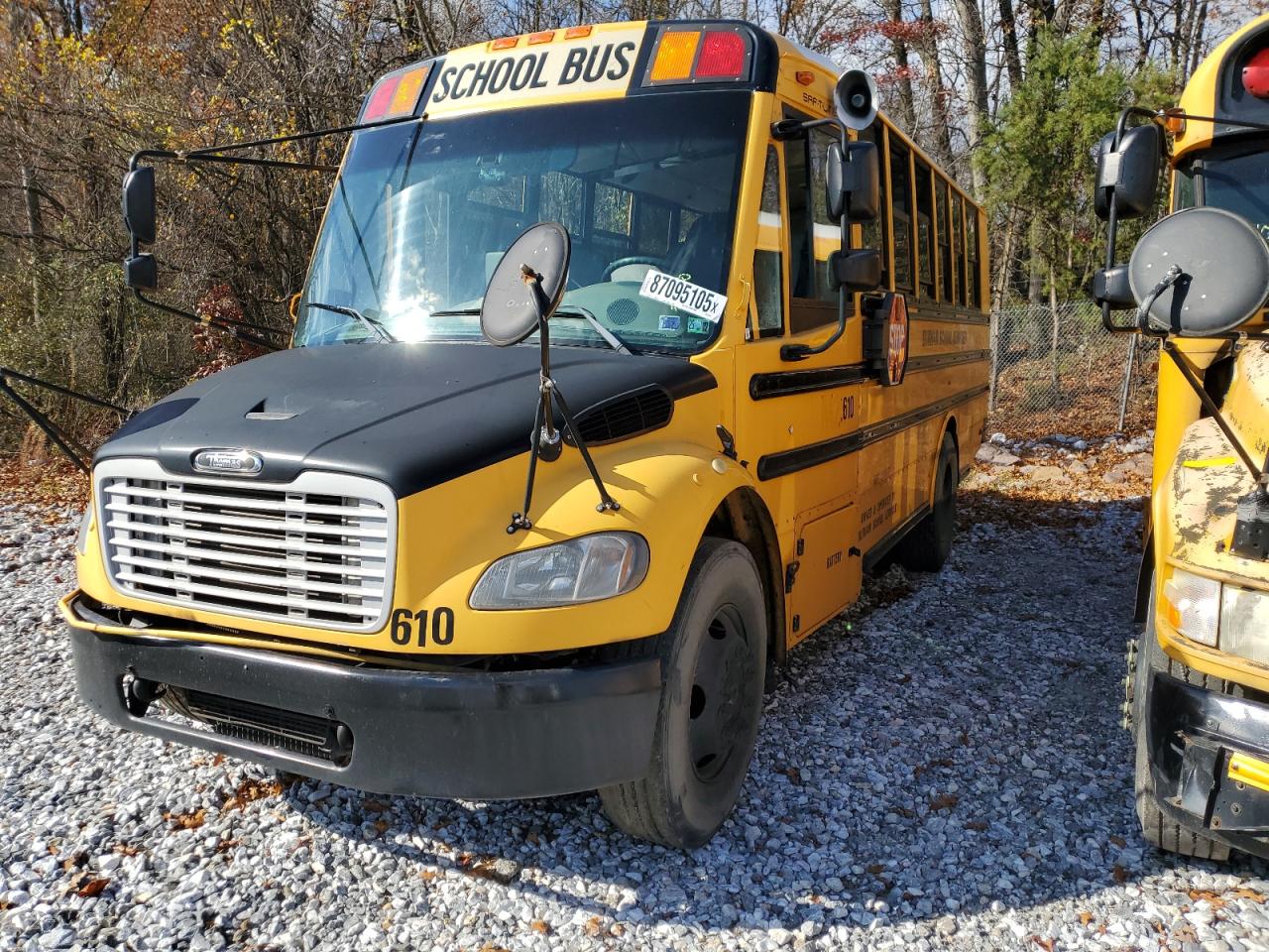 Lot #3291242019 2012 THOMAS SCHOOL BUS