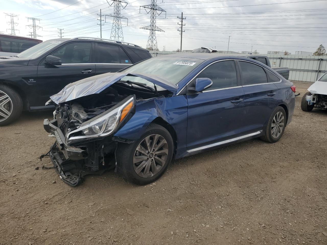 Lot #3287776123 2017 HYUNDAI SONATA SPO