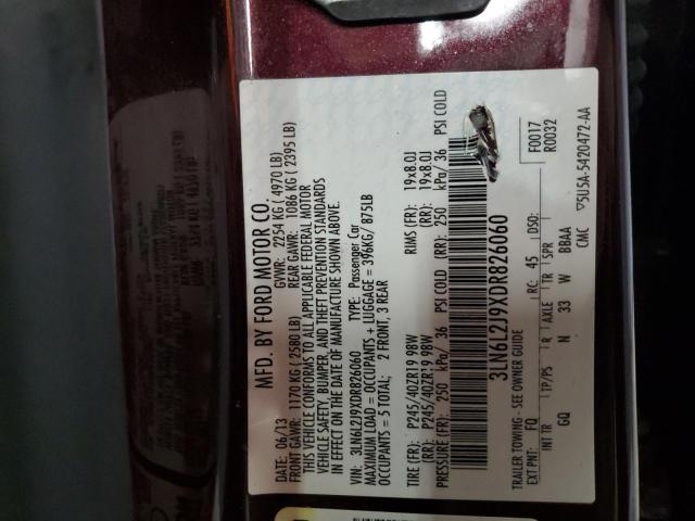 2013 LINCOLN MKZ #3288670598