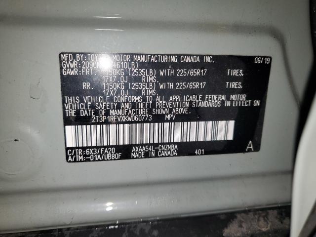 2019 TOYOTA RAV4 XLE #3283989849