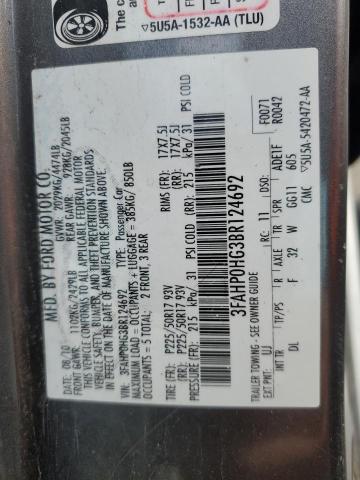 2011 FORD FUSION SE #3292507674