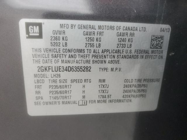 2013 GMC TERRAIN SL #3291324180