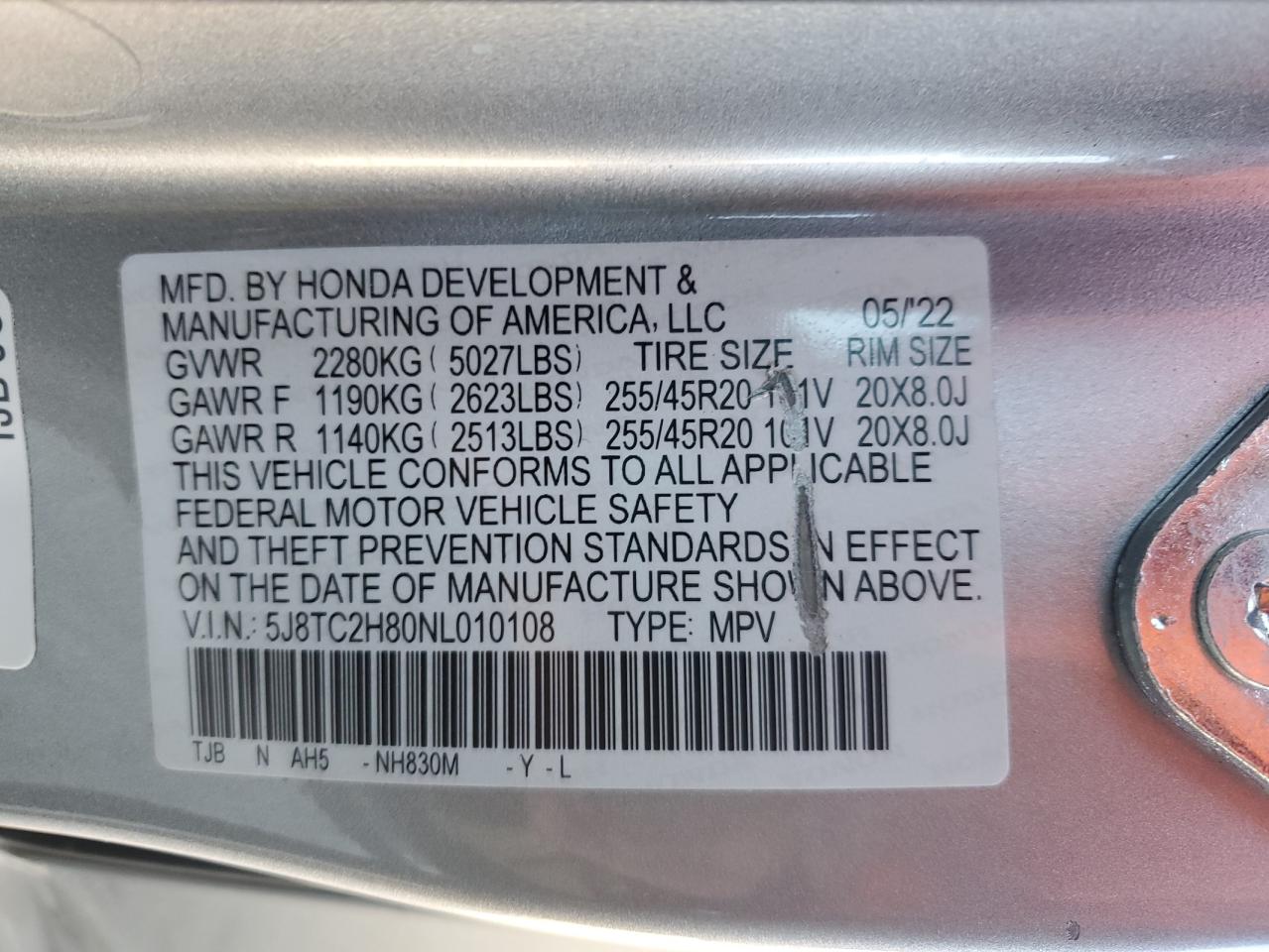 ACURA RDX A-SPEC ADVANCE