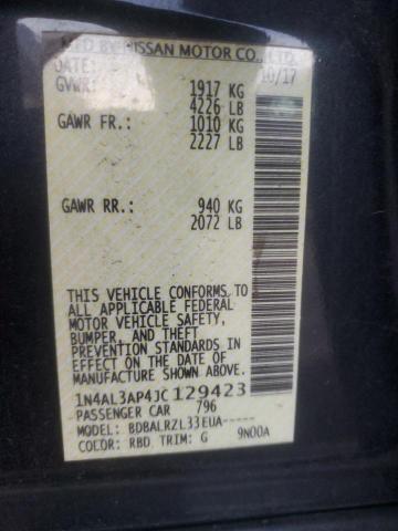 2018 NISSAN ALTIMA 2.5 #3294450539