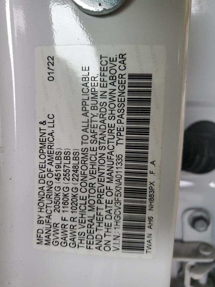 HONDA ACCORD HYBRID EXL