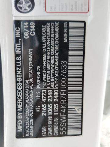 2015 MERCEDES-BENZ C 300 4MAT - 55SWF4KB7FU007633