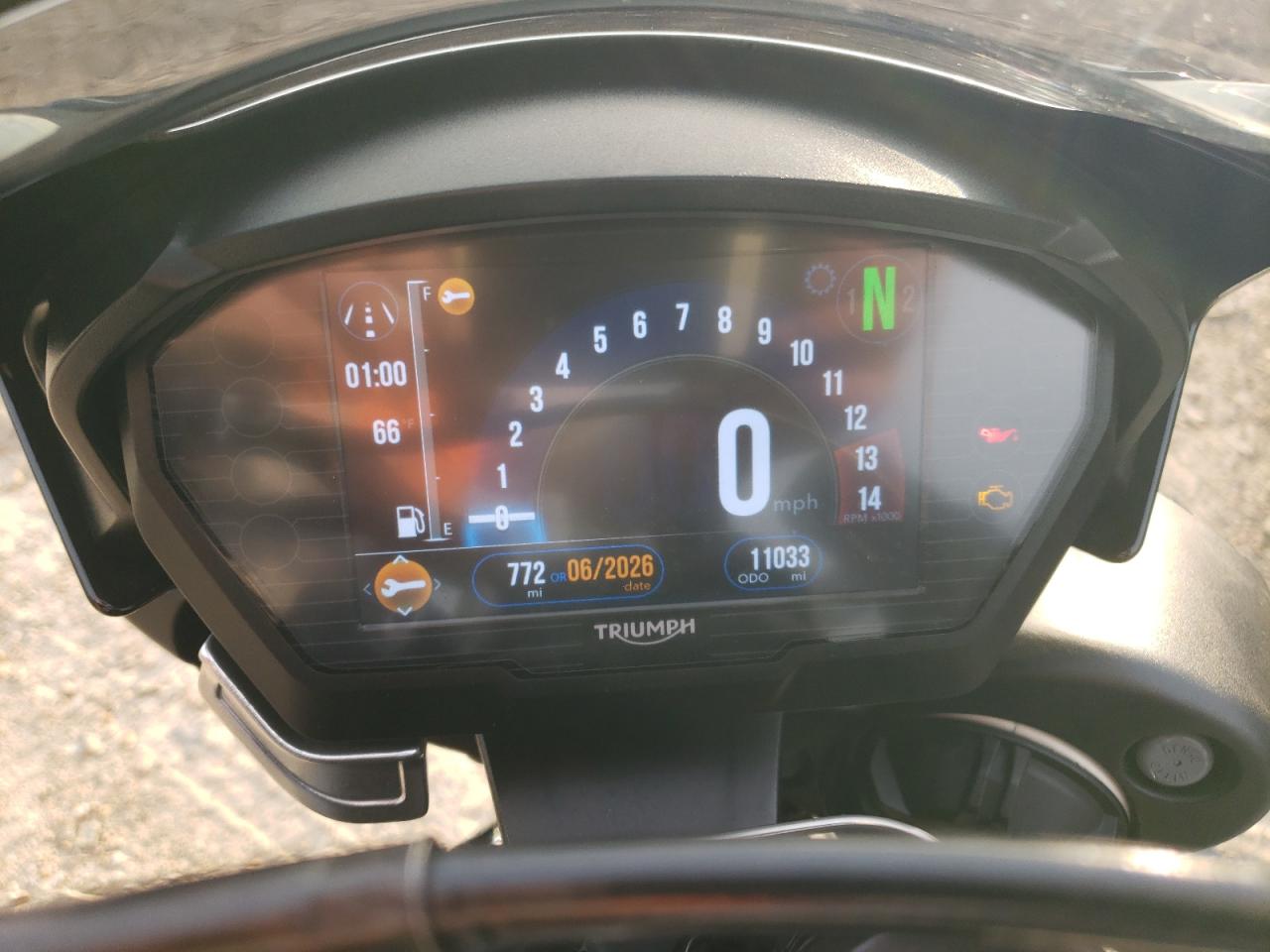 Lot #3301792326 2018 TRIUMPH MOTORCYCLE STREET TRIPLE