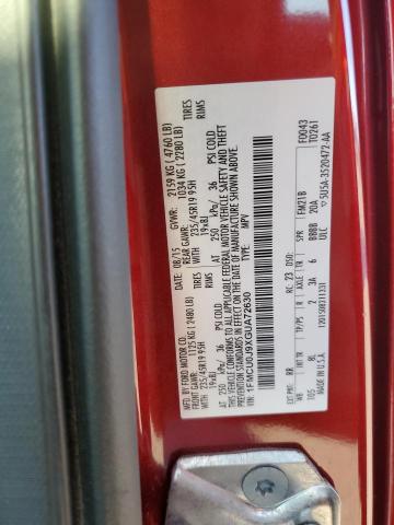 2016 FORD ESCAPE TIT #3286811250