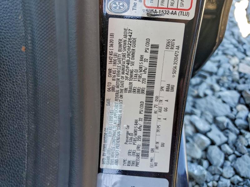 2013 FORD FIESTA SE #3303986688