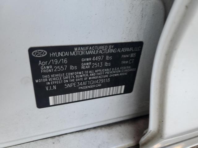 2016 HYUNDAI SONATA SPO - 5NPE34AF1GH429118