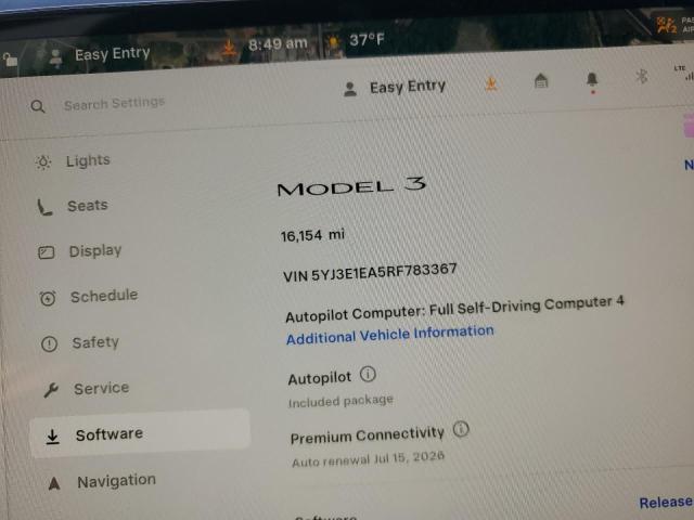 2024 TESLA MODEL 3 #3303880697