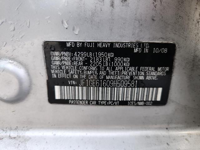 2009 SUBARU IMPREZA 2. #3293882630
