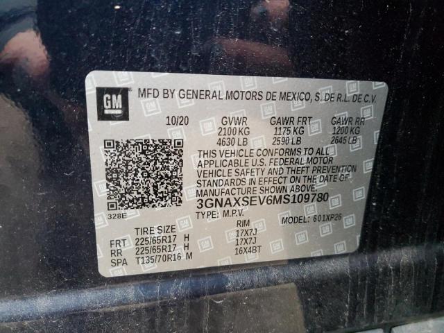 2021 CHEVROLET EQUINOX LS #3301851992