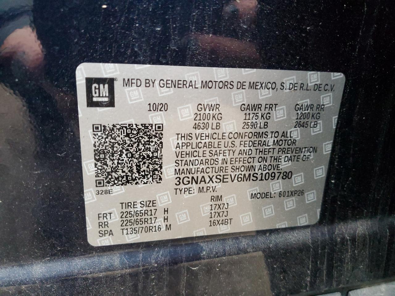 CHEVROLET EQUINOX LS