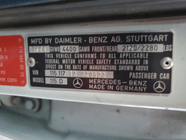 1974 MERCEDES-BENZ 240 D #3285846576