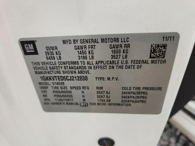 2012 GMC ACADIA DEN #3292478679