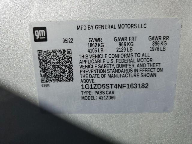 2022 CHEVROLET MALIBU LT #3305423431