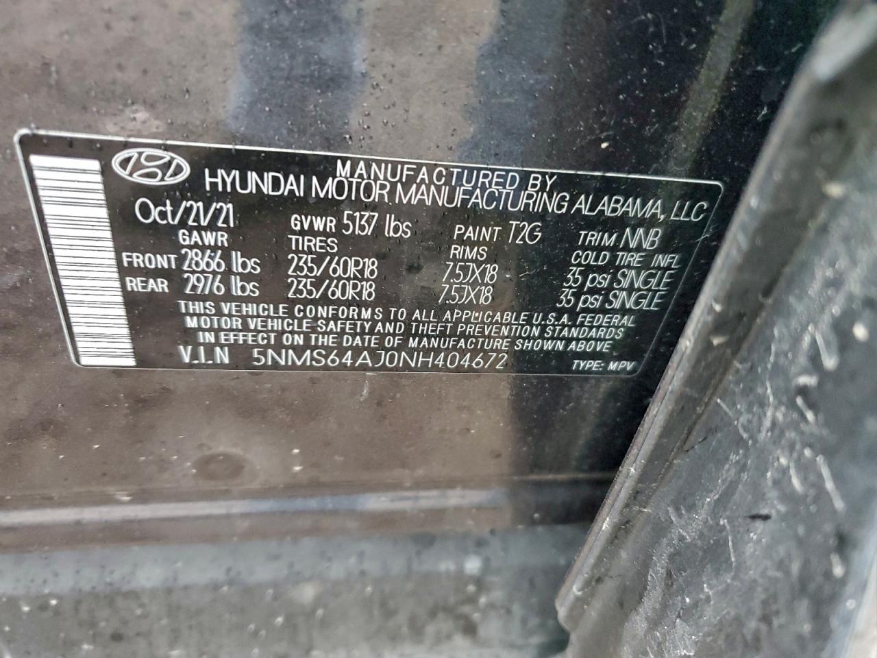 HYUNDAI SANTA FE SEL