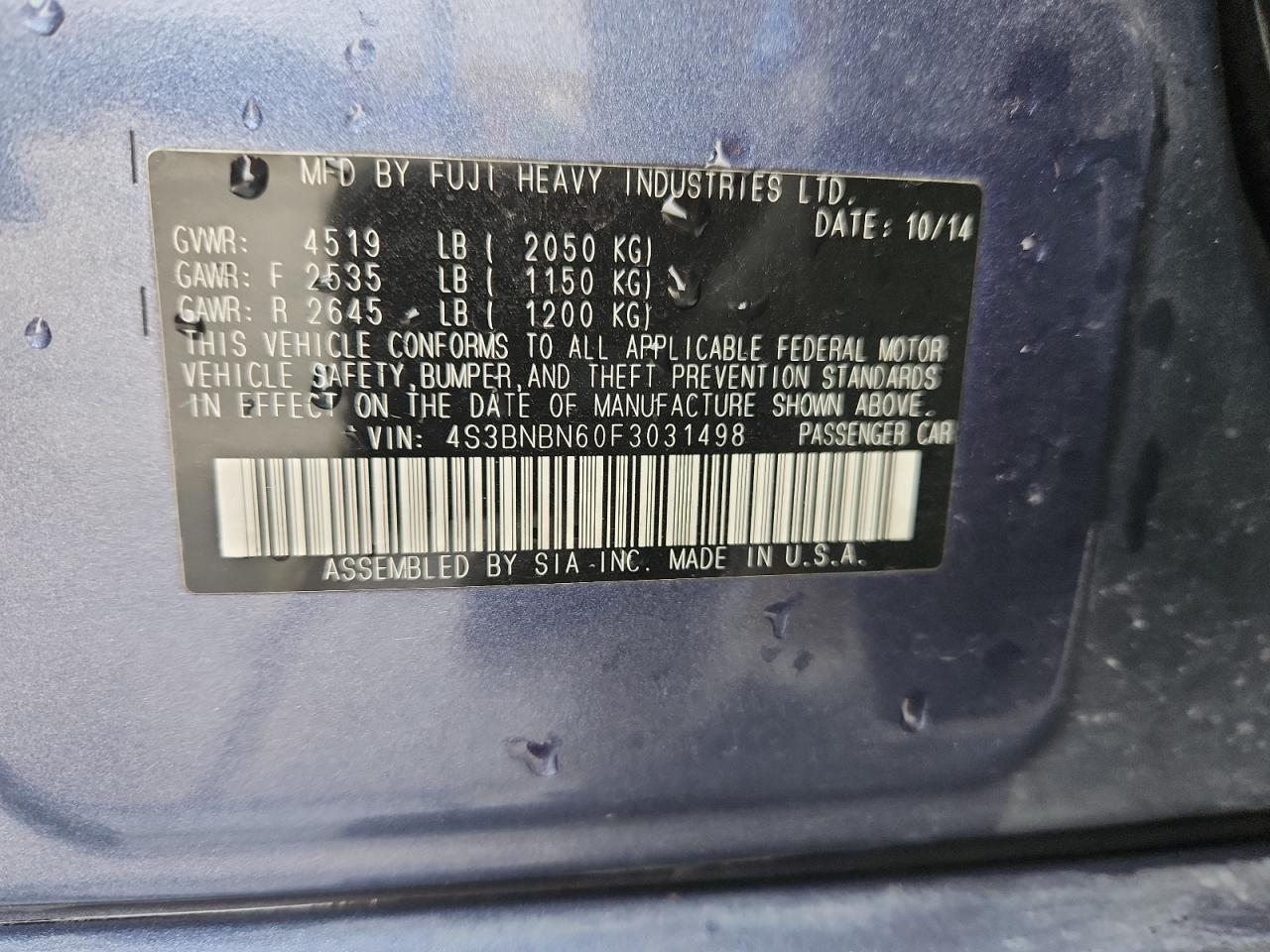 SUBARU LEGACY 2.5I LIMITED