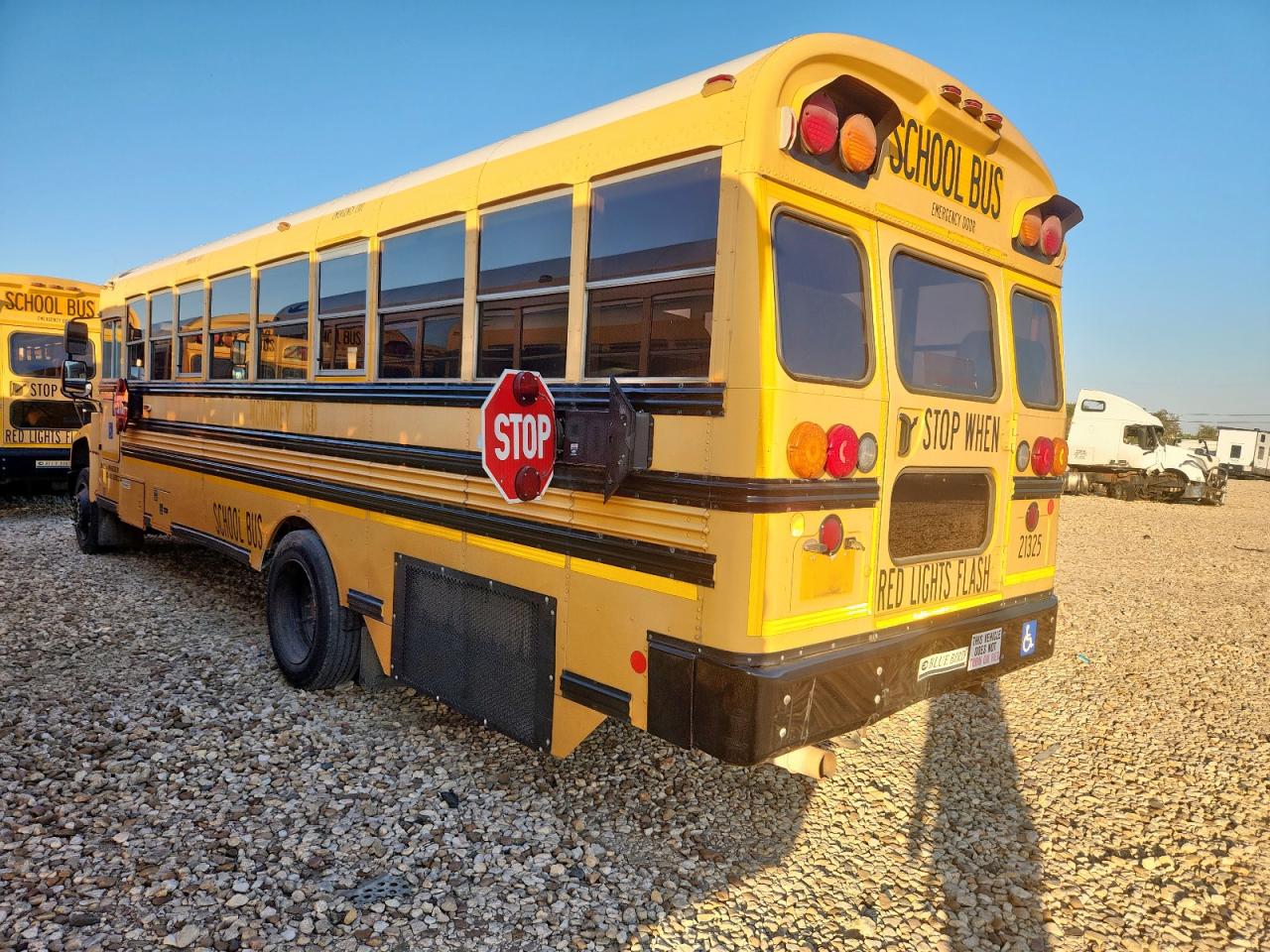 Lot #3305292311 2012 BLUE BIRD SCHOOL BUS