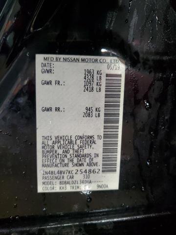 2019 NISSAN ALTIMA S #3290374768