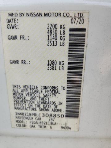 2020 NISSAN LEAF S PLU #3292906577