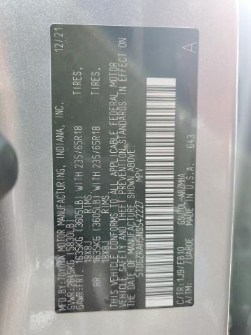 2022 TOYOTA HIGHLANDER #3296299419