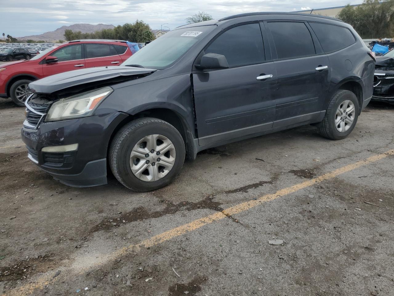Lot #3297076501 2014 CHEVROLET TRAVERSE L