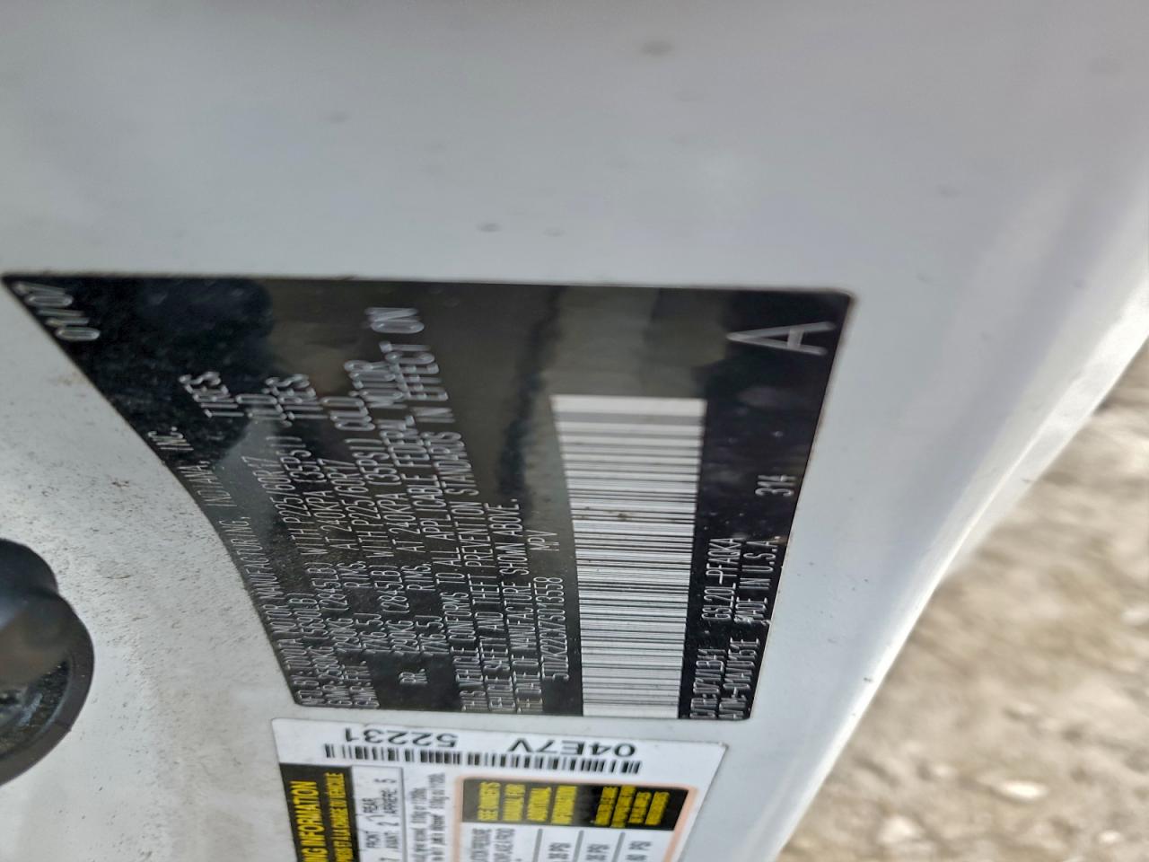 Lot #3297937799 2007 TOYOTA SIENNA XLE