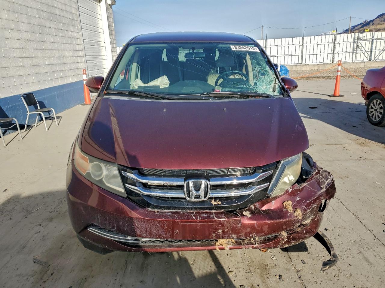 Lot #3308649515 2016 HONDA ODYSSEY EX