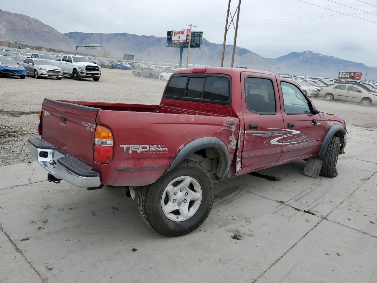 Lot #3296509653 2004 TOYOTA TACOMA DOU