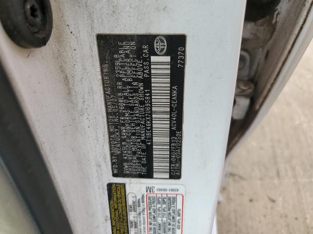 2007 TOYOTA CAMRY CE #3290276244
