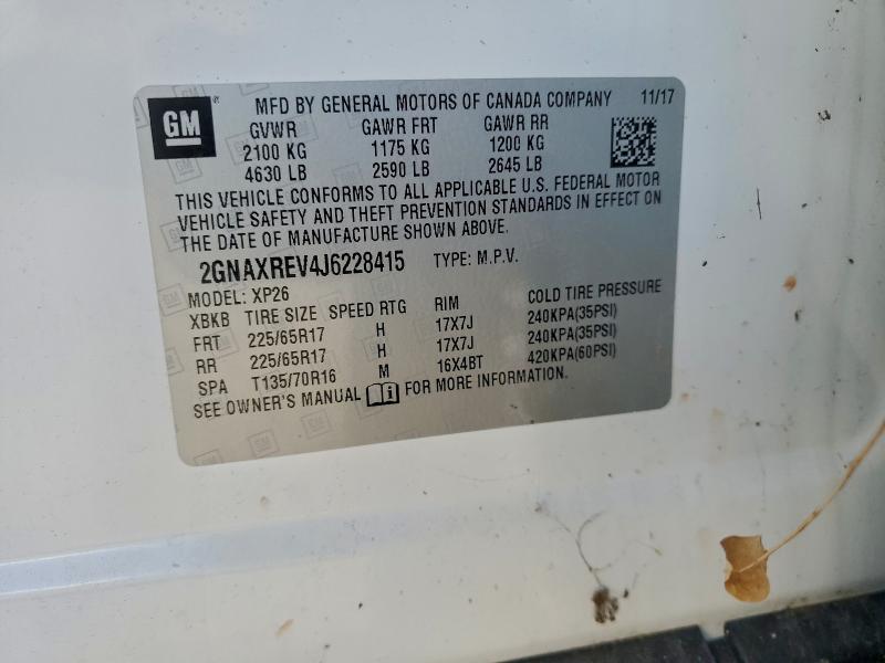 2018 CHEVROLET EQUINOX LS #3297013368