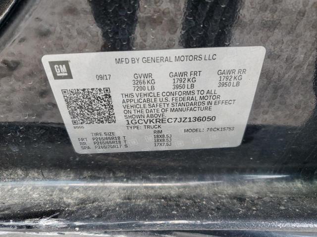 2018 CHEVROLET SILVERADO #3296319505