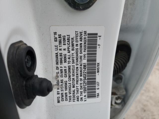 2016 HONDA CIVIC LX #3294251875