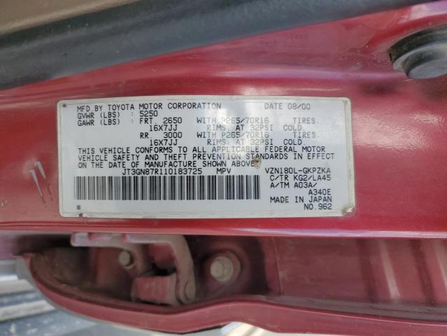 2001 TOYOTA 4RUNNER LI #3302777906