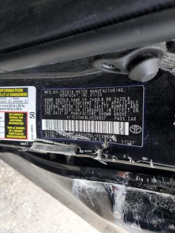 2020 TOYOTA CAMRY LE #3301851964